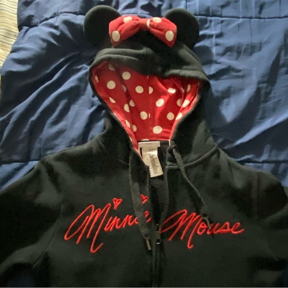 Minnie Mouse ears hooded sweatshirt - Picture 2 of 7